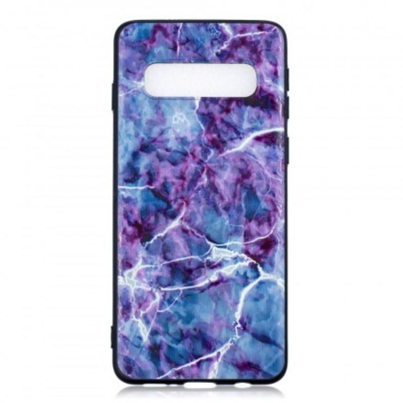 Kuori Samsung Galaxy S10 Purple Marble