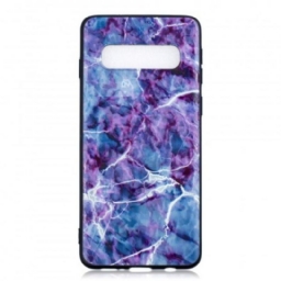 Kuori Samsung Galaxy S10 Purple Marble