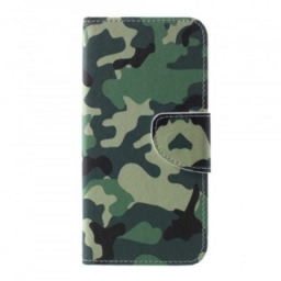 Nahkakotelo Samsung Galaxy S10 Military Camouflage