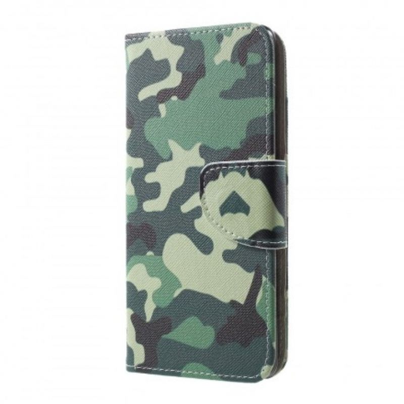 Nahkakotelo Samsung Galaxy S10 Military Camouflage