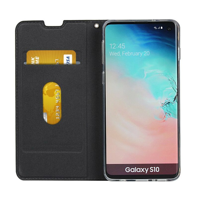 Puhelinkuoret Samsung Galaxy S10 Kotelot Flip Finesse Ultra