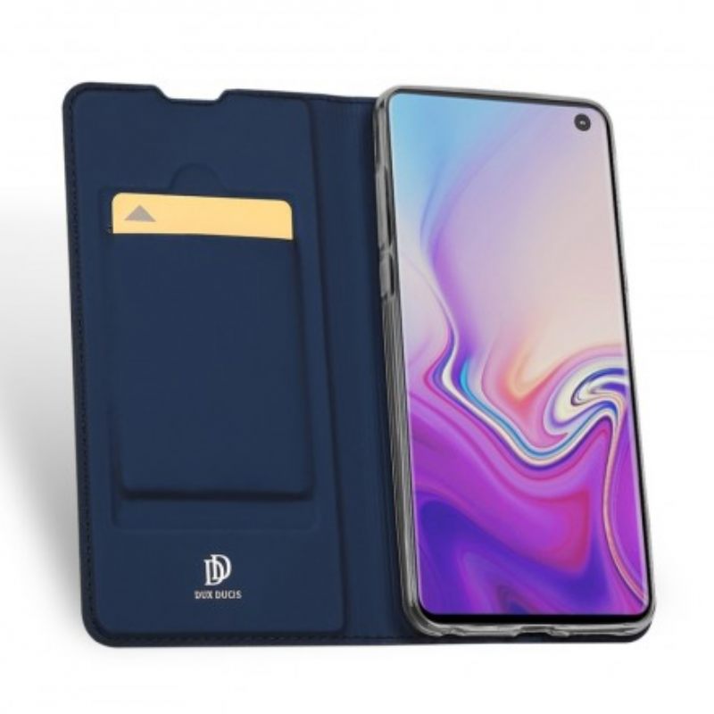 Puhelinkuoret Samsung Galaxy S10 Kotelot Flip First Class Sarja