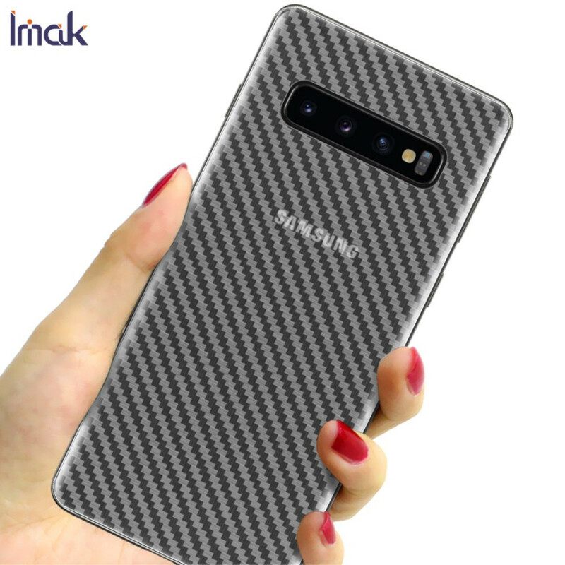 Selkäsuojakalvo Samsung Galaxy S10 Carbon Style Imak Puhelimelle