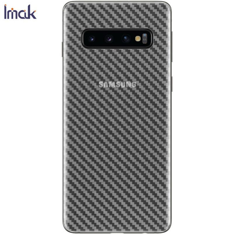 Selkäsuojakalvo Samsung Galaxy S10 Carbon Style Imak Puhelimelle