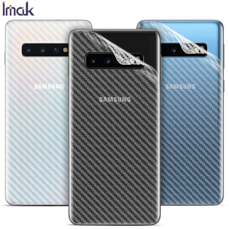 Selkäsuojakalvo Samsung Galaxy S10 Carbon Style Imak Puhelimelle