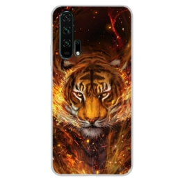 Case Honor 20 Pro Fire Tiger