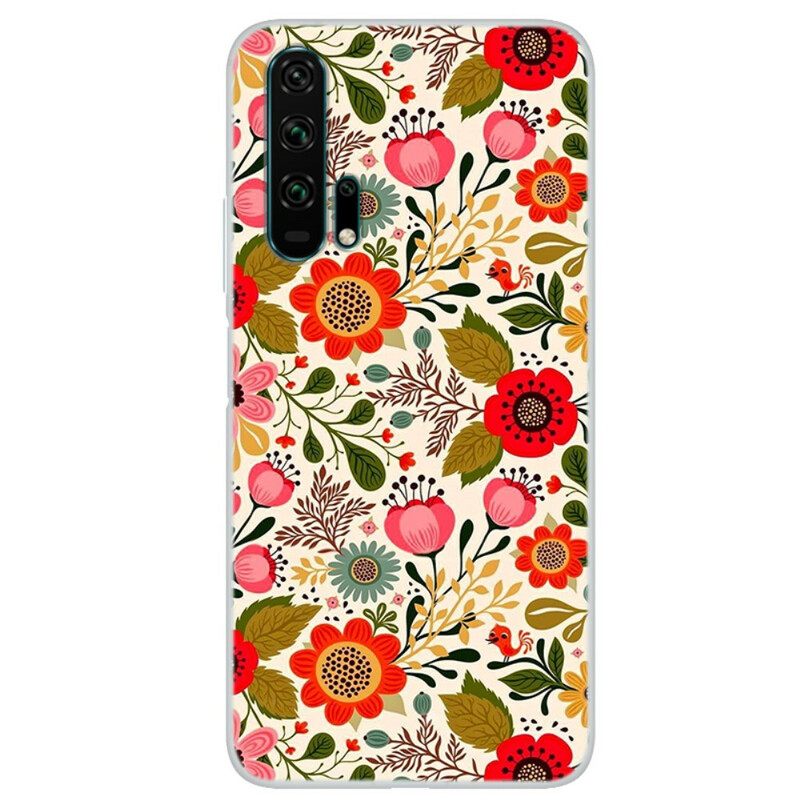 Case Honor 20 Pro Floral Tapestry