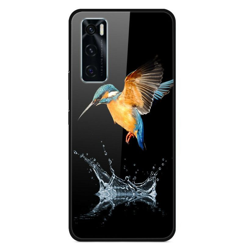 Kuori Vivo Y70 Tempered Glass Bird Crown