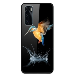 Kuori Vivo Y70 Tempered Glass Bird Crown