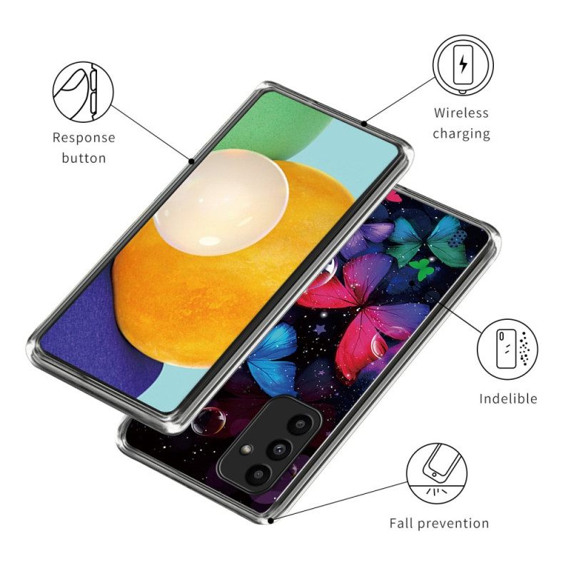 Case Samsung Galaxy A15 5g Puhelinkuoret Värikkäitä Perhosia