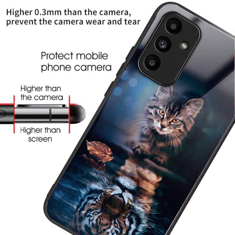 Kuori Samsung Galaxy A15 5g Cat And Tiger Tempered Glass