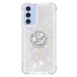 Kuori Samsung Galaxy A15 5g Liquid Glitter -tukirengas Suojakuori