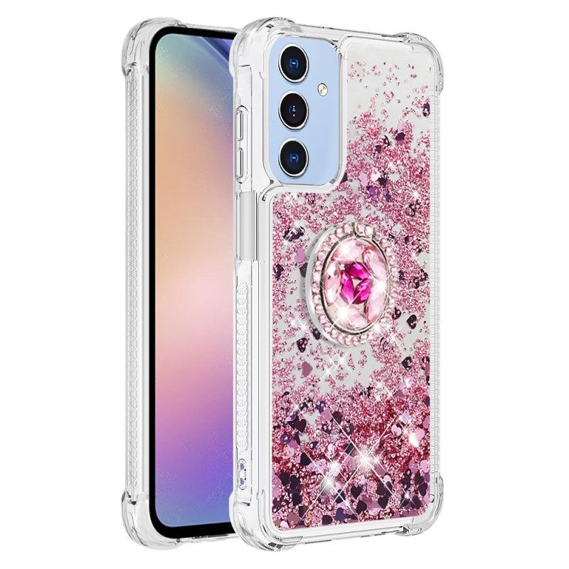 Kuori Samsung Galaxy A15 5g Liquid Glitter -tukirengas Suojakuori