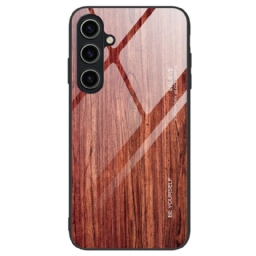 Kuori Samsung Galaxy A15 5g Tempered Glass Wood Design