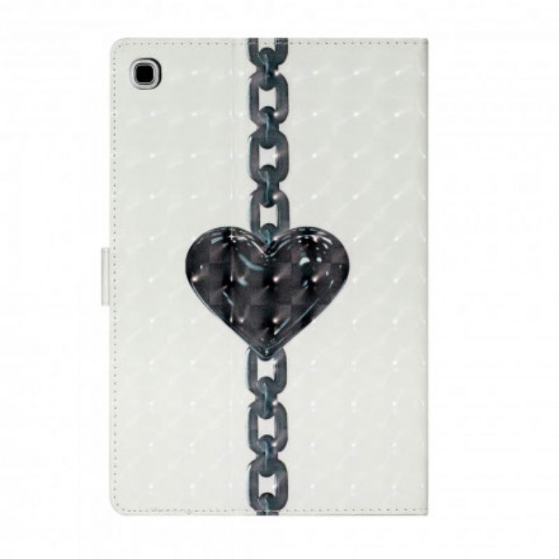 Flip Case Samsung Galaxy Tab A7 Chaised Heart