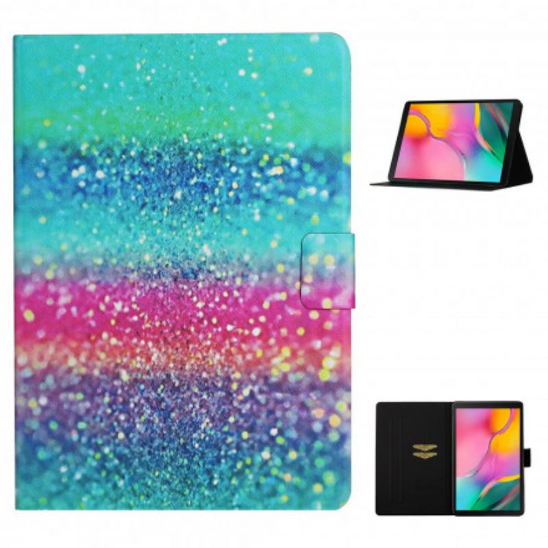 Flip Case Samsung Galaxy Tab A7 Glitter Element