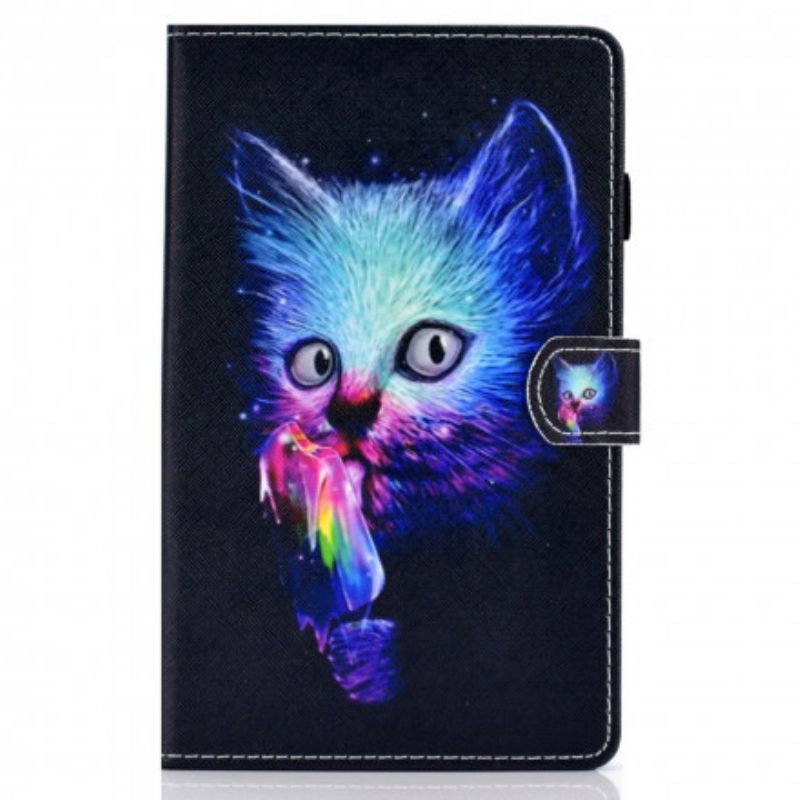 Flip Case Samsung Galaxy Tab A7 Psycho Cat