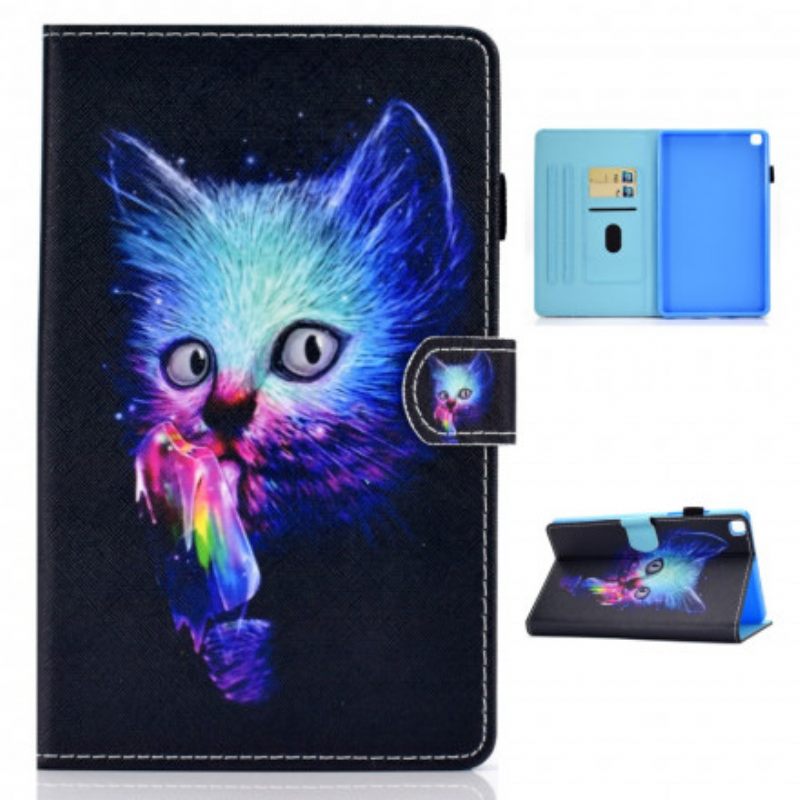 Flip Case Samsung Galaxy Tab A7 Psycho Cat