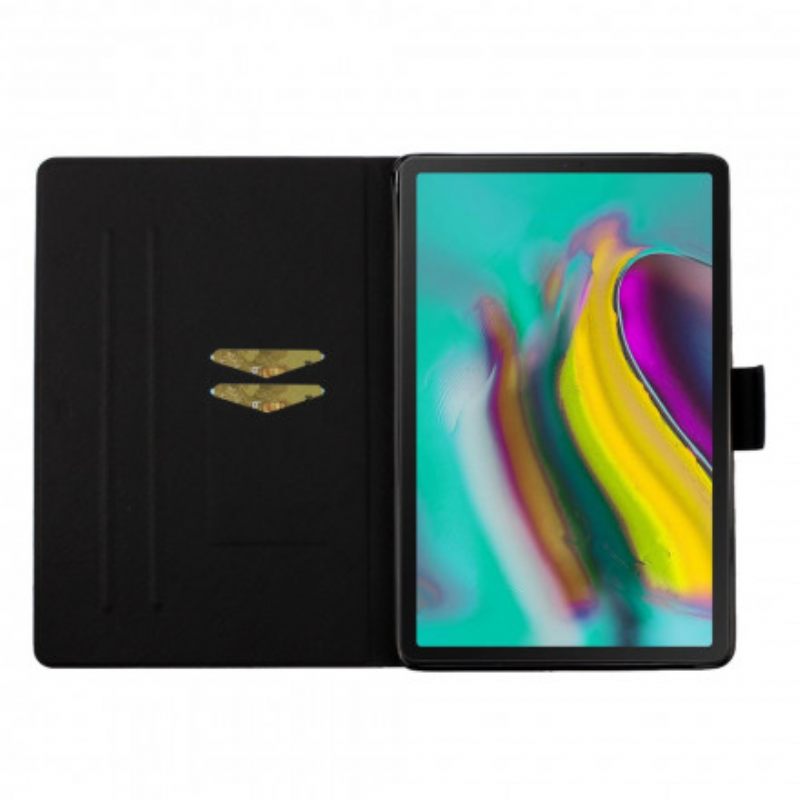 Flip Case Samsung Galaxy Tab A7 Taiteellinen Pöllö