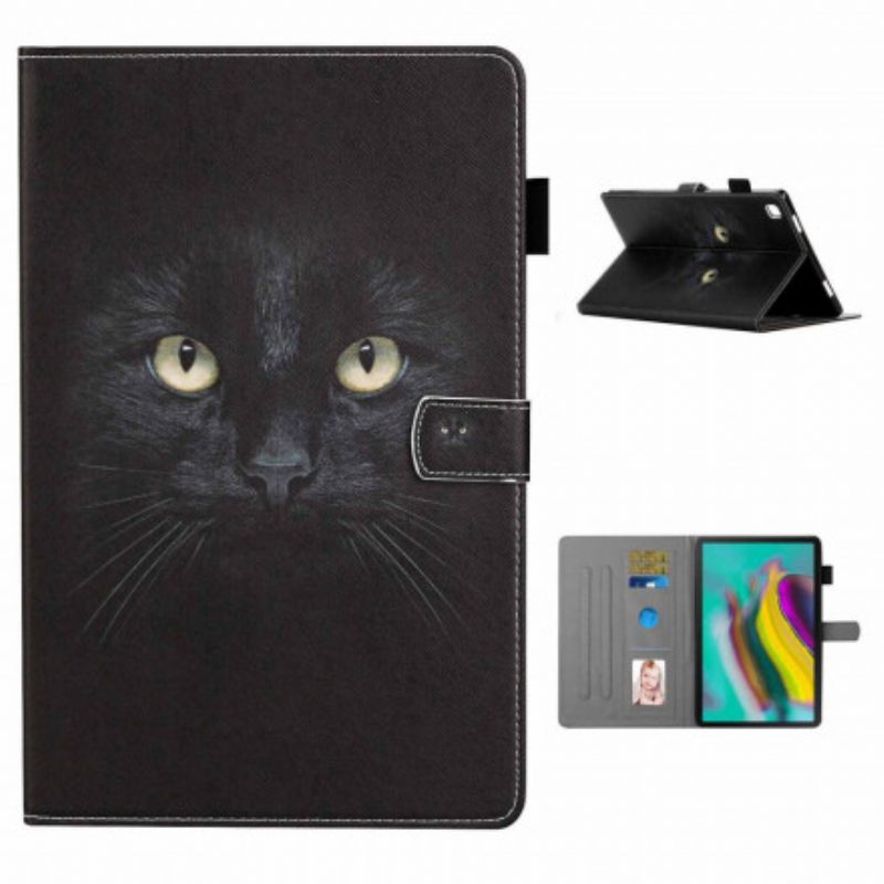 Kotelot Samsung Galaxy Tab A7 Black Cat Eyes