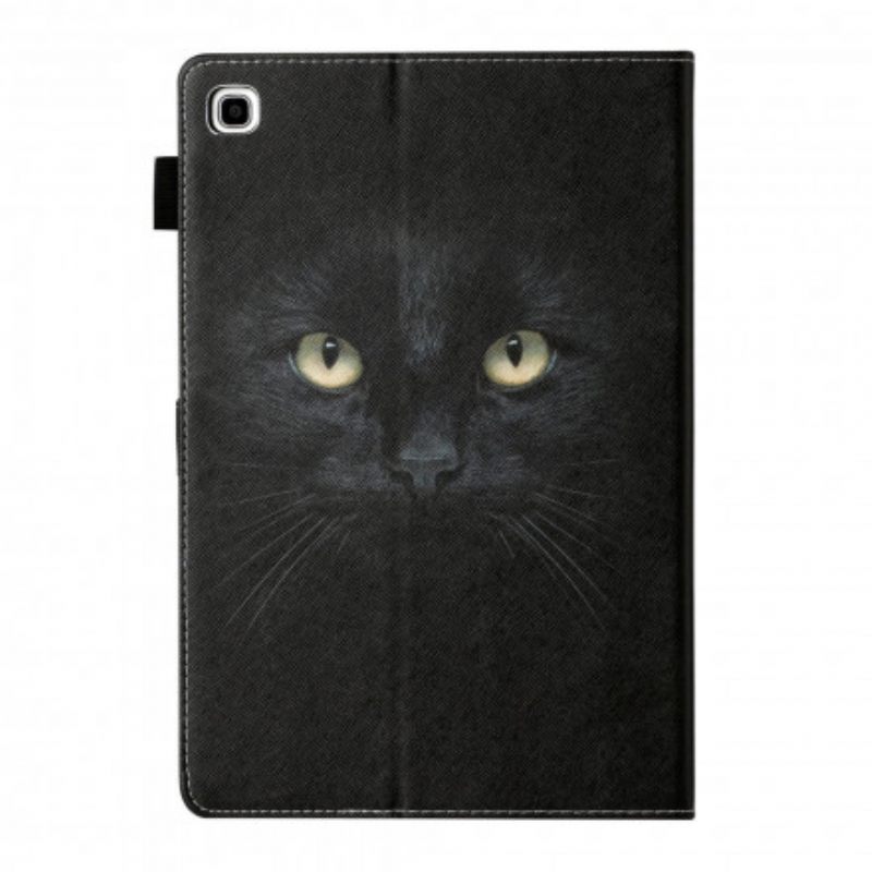 Kotelot Samsung Galaxy Tab A7 Black Cat Eyes