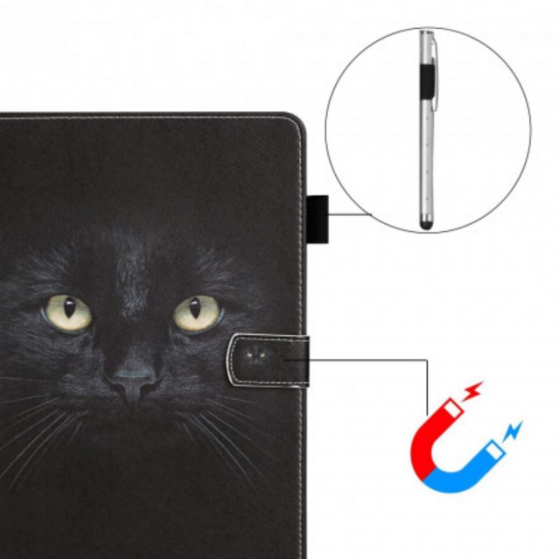 Kotelot Samsung Galaxy Tab A7 Black Cat Eyes