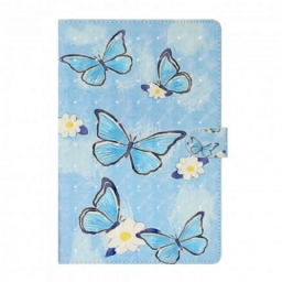 Kotelot Samsung Galaxy Tab A7 Blue Butterflies