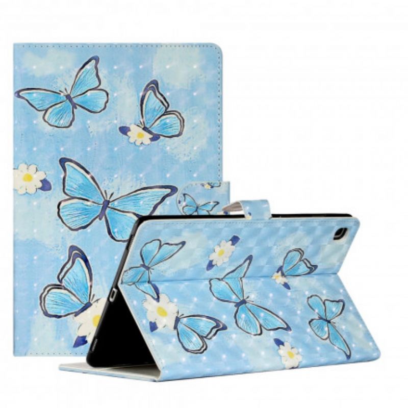 Kotelot Samsung Galaxy Tab A7 Blue Butterflies