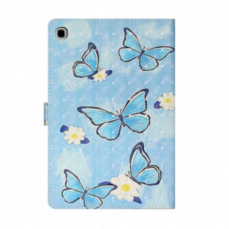 Kotelot Samsung Galaxy Tab A7 Blue Butterflies