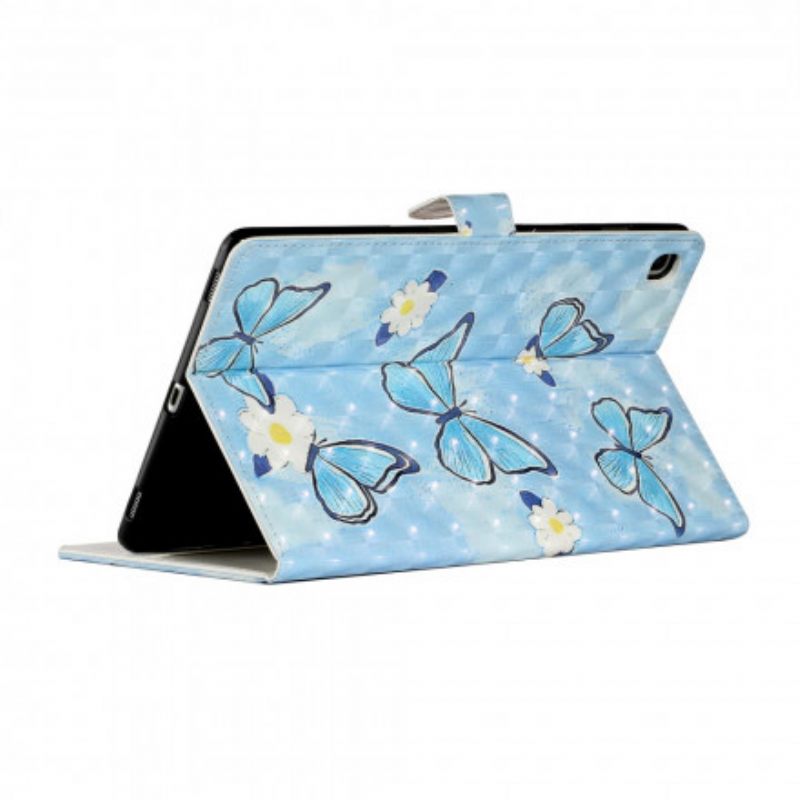 Kotelot Samsung Galaxy Tab A7 Blue Butterflies