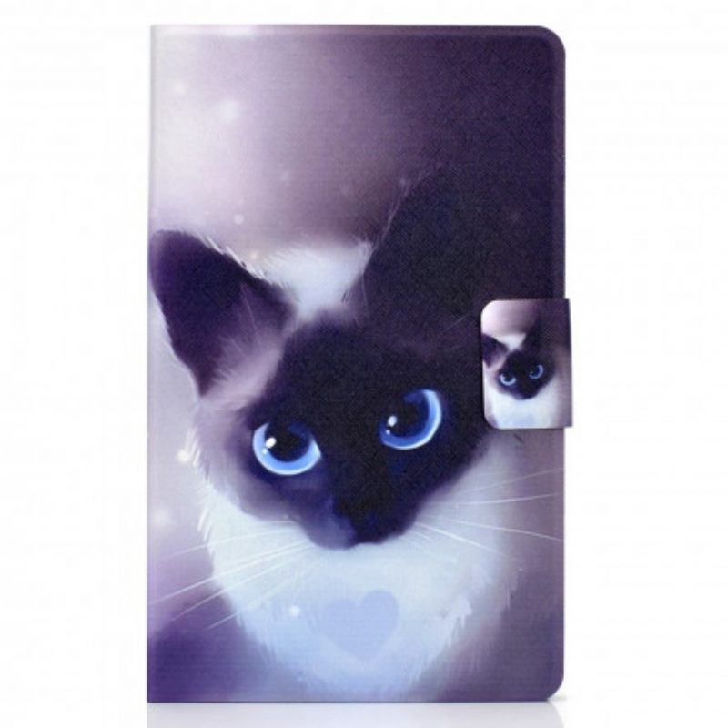 Kotelot Samsung Galaxy Tab A7 Blue Eyes Cat