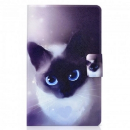 Kotelot Samsung Galaxy Tab A7 Blue Eyes Cat