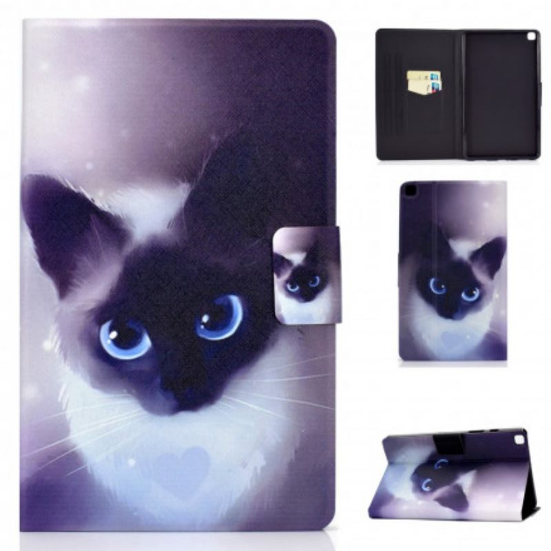 Kotelot Samsung Galaxy Tab A7 Blue Eyes Cat