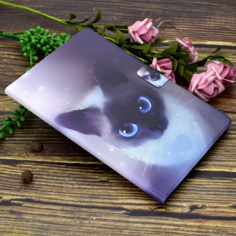 Kotelot Samsung Galaxy Tab A7 Blue Eyes Cat