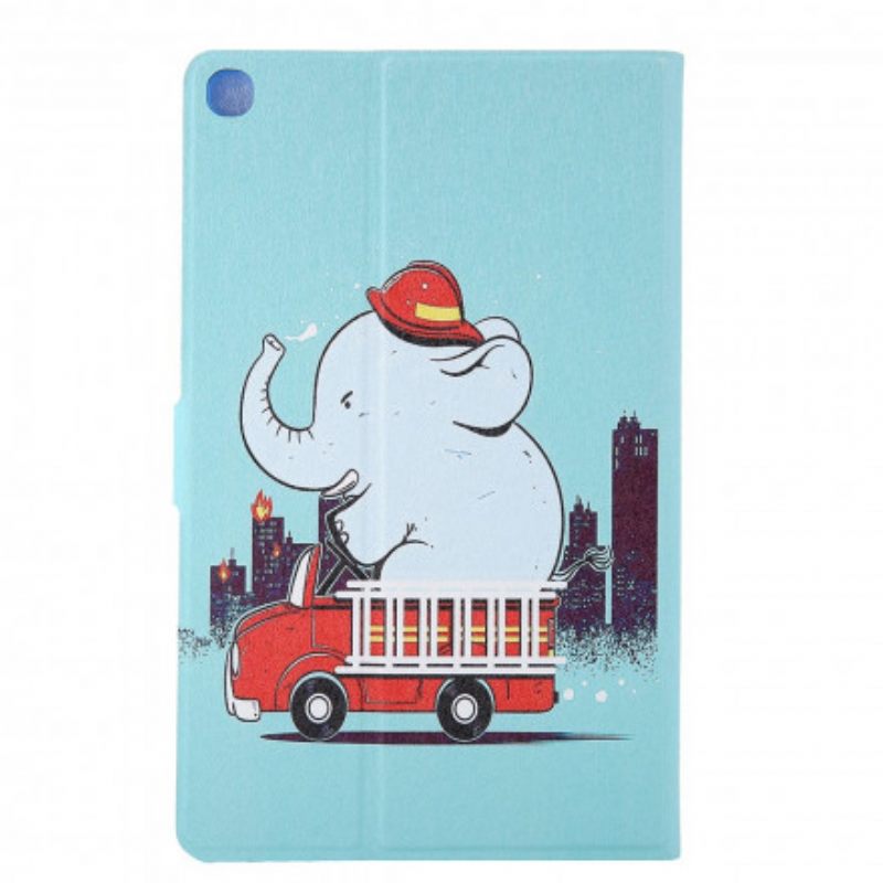 Kotelot Samsung Galaxy Tab A7 Firefighter Elephant