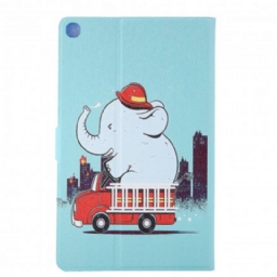 Kotelot Samsung Galaxy Tab A7 Firefighter Elephant