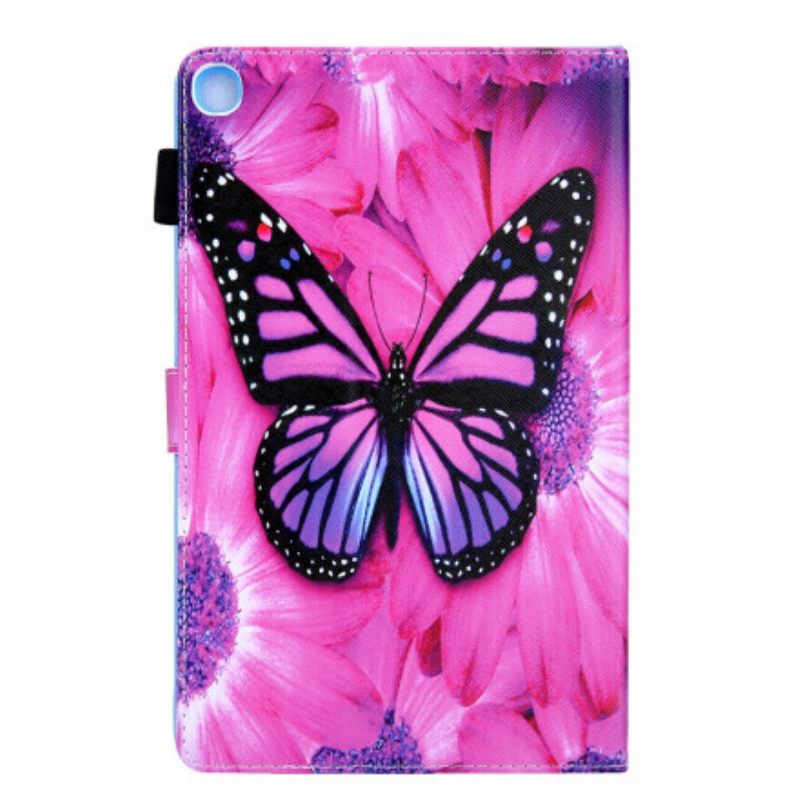 Kotelot Samsung Galaxy Tab A7 Floral Butterfly