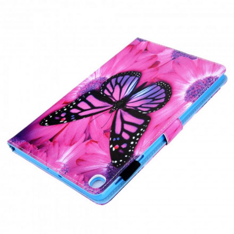 Kotelot Samsung Galaxy Tab A7 Floral Butterfly