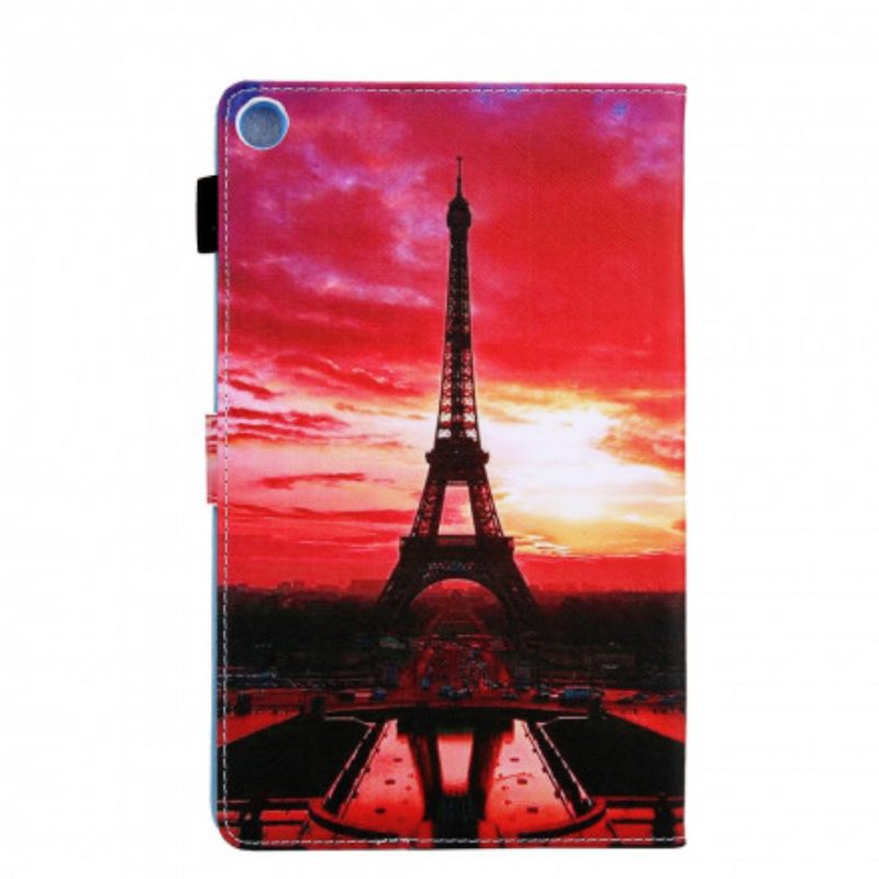 Kotelot Samsung Galaxy Tab A7 Sunset Eiffel Tower