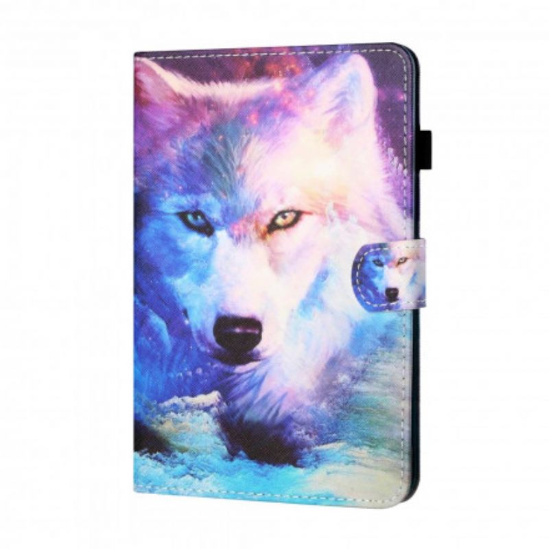 Kotelot Samsung Galaxy Tab A7 Wolf Art