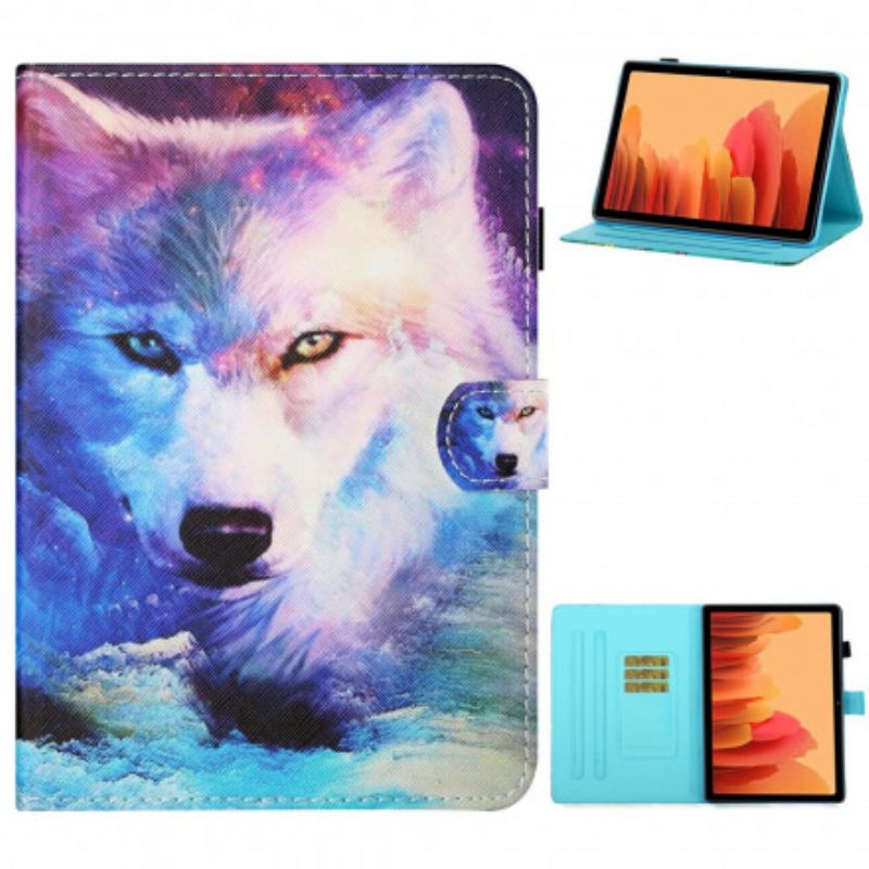 Kotelot Samsung Galaxy Tab A7 Wolf Art