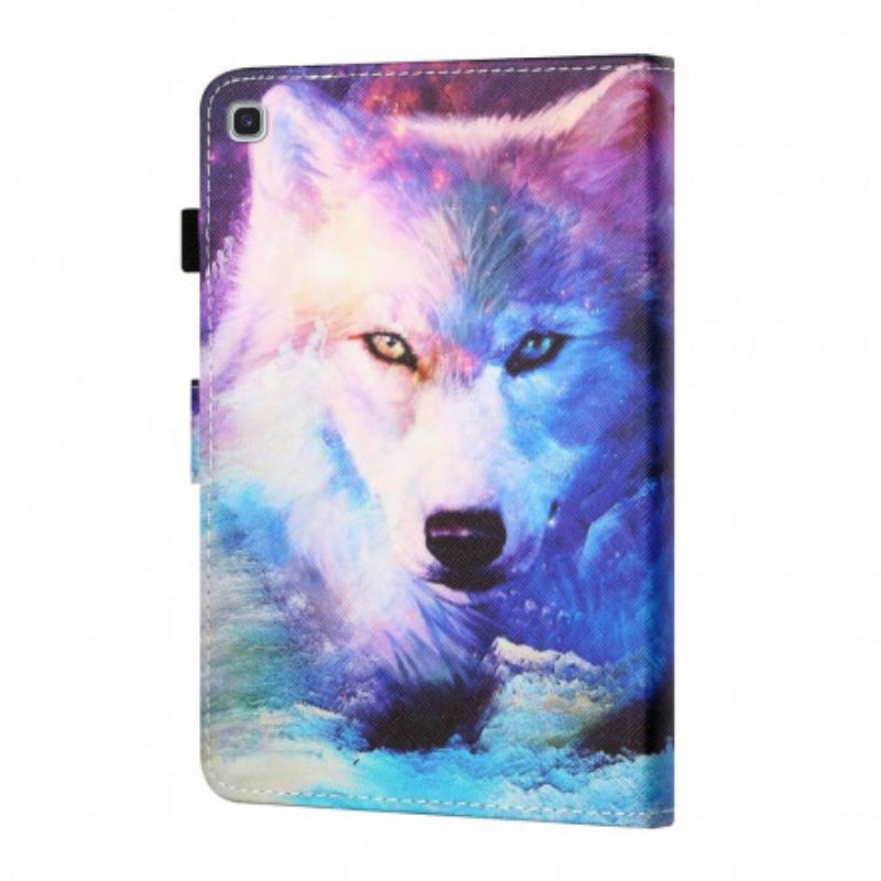 Kotelot Samsung Galaxy Tab A7 Wolf Art