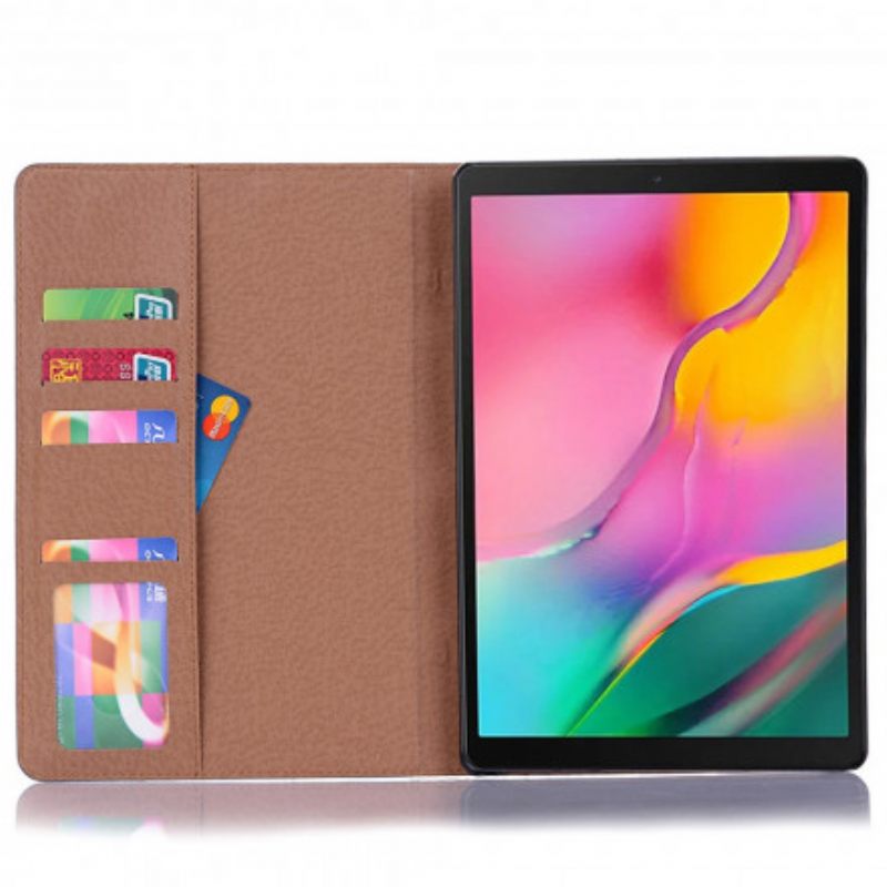 Kuoret Samsung Galaxy Tab A7 Keinonahkaiset Vintage-niitit