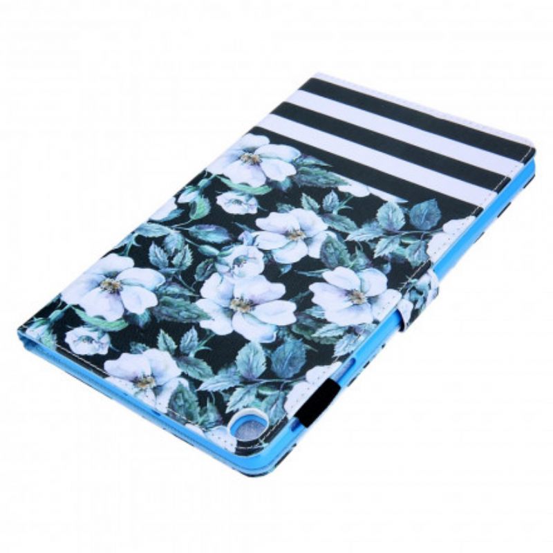 Nahkakotelo Samsung Galaxy Tab A7 (2020 Design Flowers