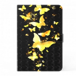 Nahkakotelo Samsung Galaxy Tab A7 Butterflies Spot Light