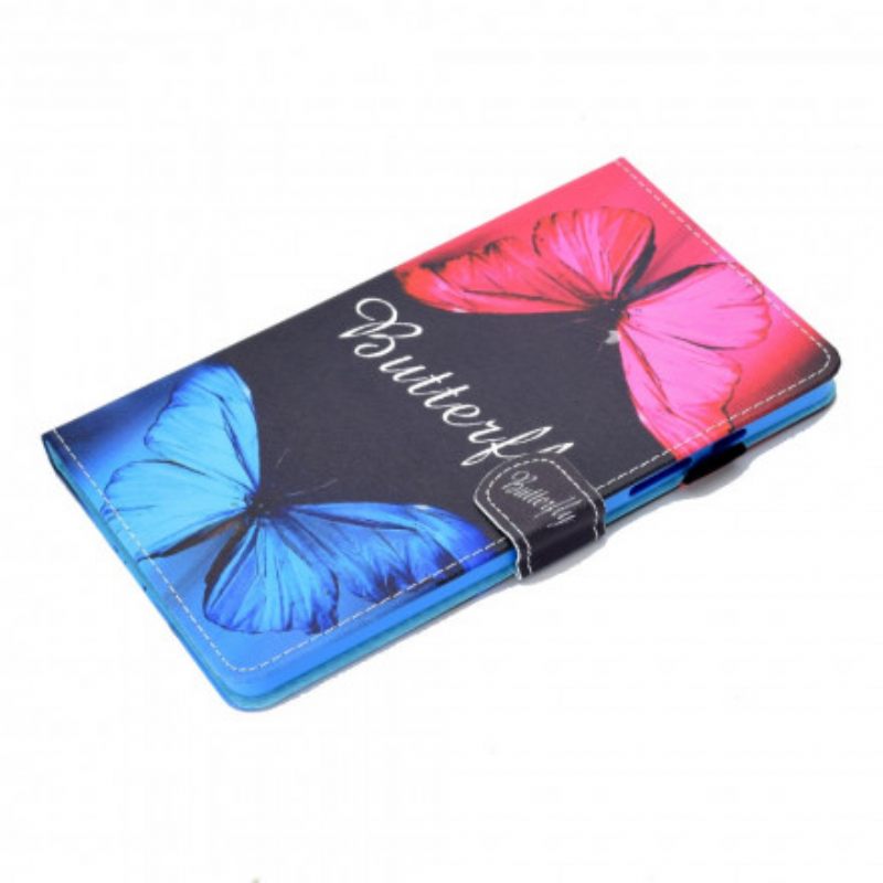 Nahkakotelo Samsung Galaxy Tab A7 Butterfly