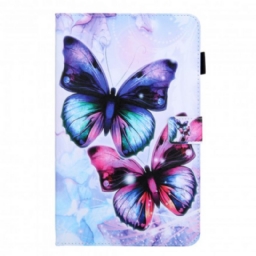 Nahkakotelo Samsung Galaxy Tab A7 Enchanted Butterflies