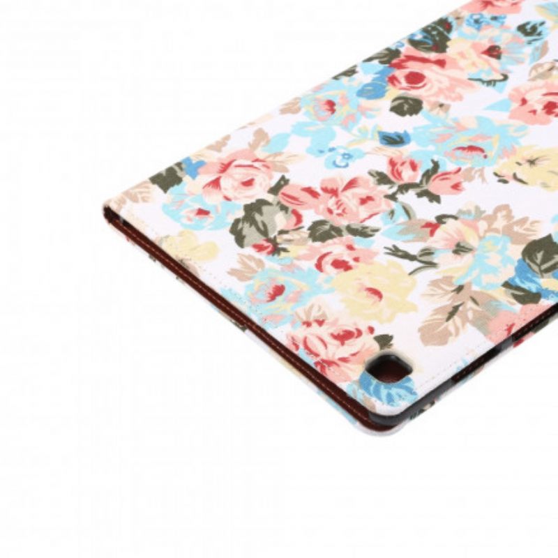 Nahkakotelo Samsung Galaxy Tab A7 Liberty Flowers