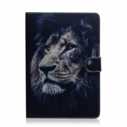 Nahkakotelo Samsung Galaxy Tab A7 Lion Head