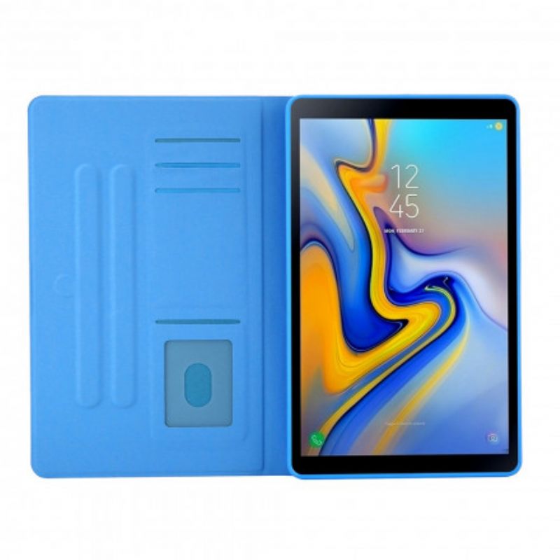 Nahkakotelo Samsung Galaxy Tab A7 Maalaus